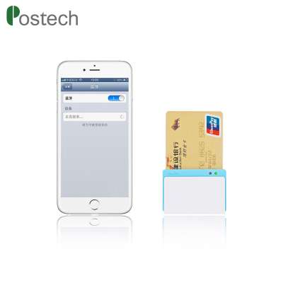 New design bluetooth magnetic stripe chip card reader mobile